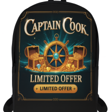 Captain Cook Limited Edition Backpack – Adventure Meets Style
