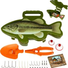 Flambeau Outdoors Wild Bite Fishing Tackle Box Kit